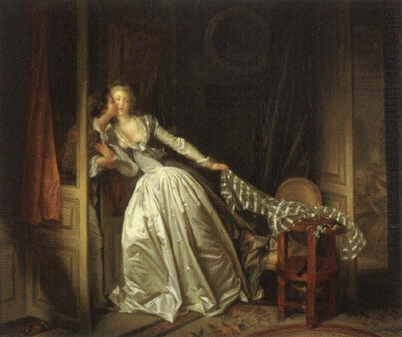 The Stolen Kiss, Jean-Honore Fragonard